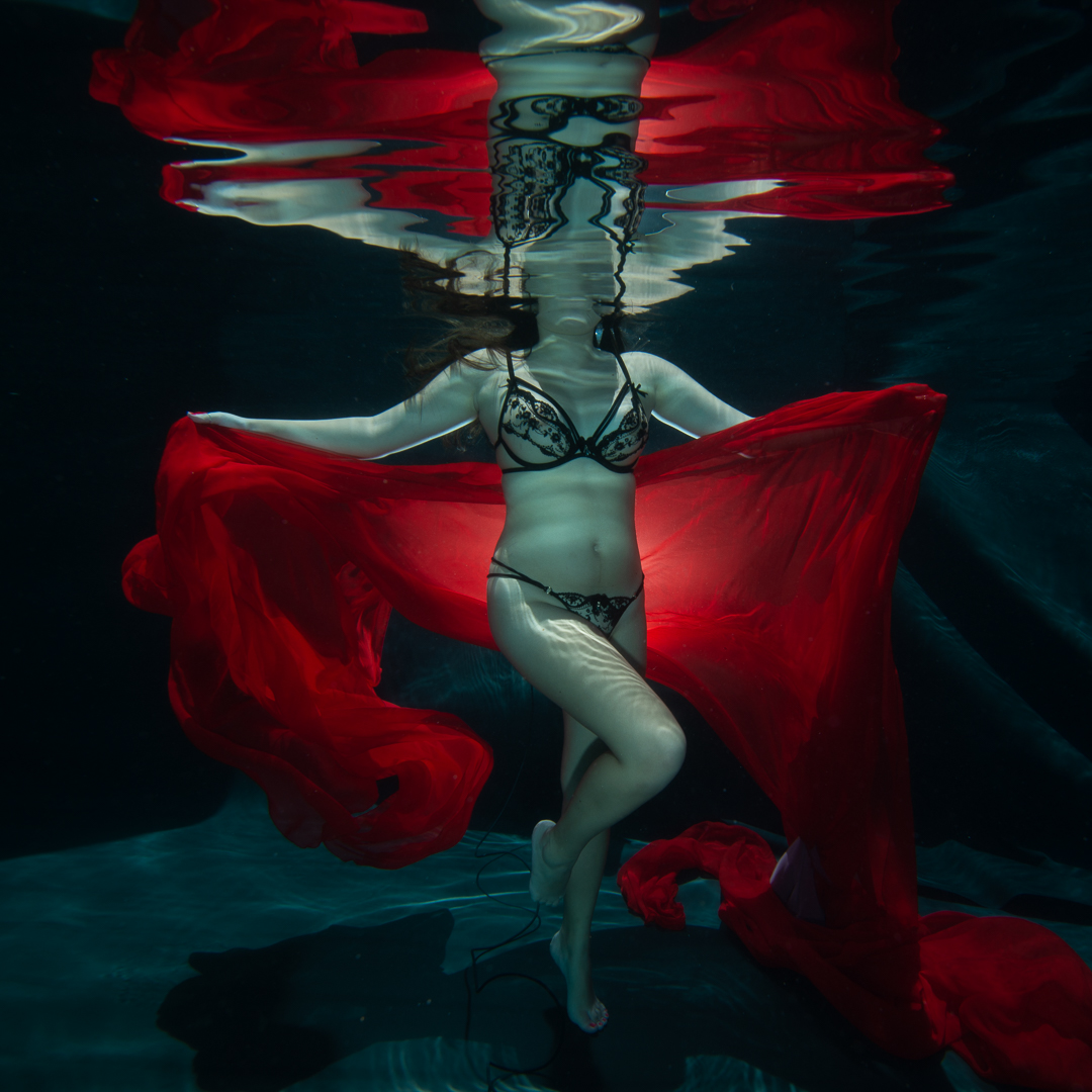 Before and after underwater editing
